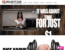 Tablet Screenshot of dollarfitclub.net